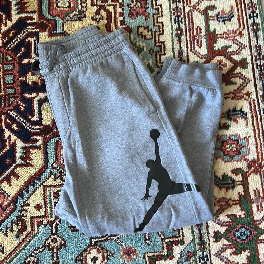 large jordan sweat pants